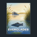 Airboat und Alligator Everglades National Park Postkarte<br><div class="desc">Der Nationalpark Everglades, der sich im Süden Floridas befindet, ist ein einzigartiger Naturschatz, der durch sein riesiges und vielfältiges Ökosystem berühmt ist. Die Everglades, die als größte tropische Wildnis dieser Art in den Vereinigten Staaten bekannt ist, ist eine ausgedehnte Landschaft von Feuchtgebieten, die zu einer außergewöhnlichen Flora und Fauna Zuhause...</div>