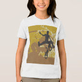 Airborne Cyclist Tri-Blend Shirt (Vorderseite)