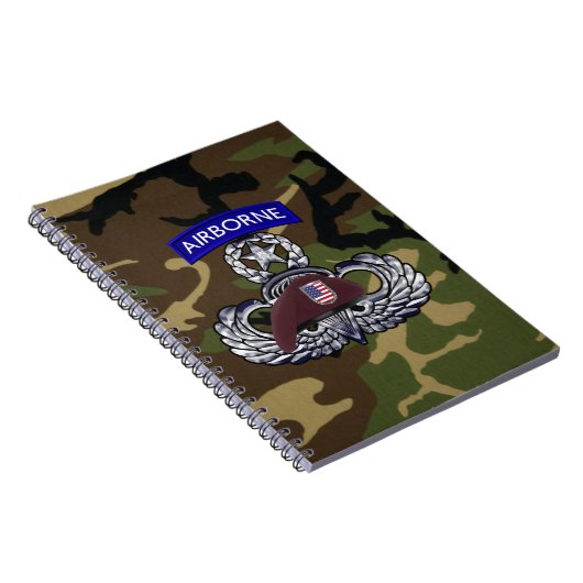 Airborne Paratrooper Notizblock (Rechte Seite)