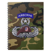 Airborne Paratrooper Notizblock (Vorderseite)