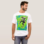 Airborne Trick – Skate Pulse in Motion T-Shirt (Vorne ganz)