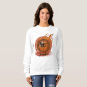 Airbrush Basketball personalisierter T - Shirt (Vorne ganz)