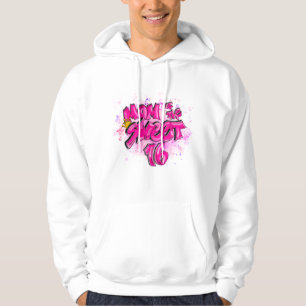 Airbrush & Graffiti Mama der süßen 16 Hoodie