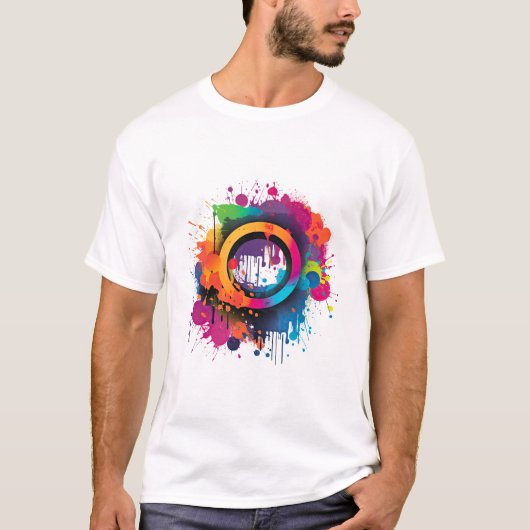 Airbrush-Shirt T-Shirt (Vorderseite)
