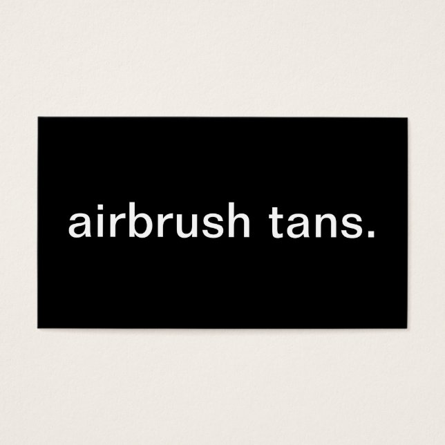 Airbrush Tans (Vorderseite)