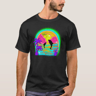Airbrush Tropical Beach Shirt T - Shirt