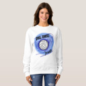 Airbrush Volleyball personalisierter T - Shirt (Vorne ganz)