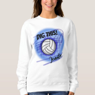 Airbrush Volleyball    personalisiertT-Shirt Sweatshirt