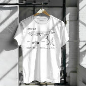 Airbus A320 - Pläne für Zeichnend Flugzeugkonzepte T-Shirt