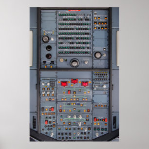 Airbus A321 Overhead Panel Poster