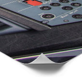 Airbus A321 Overhead-Panel-Poster Poster (Ecke)