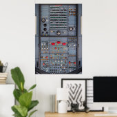 Airbus A321 Overhead-Panel-Poster Poster (Heimbüro)