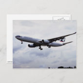 Airbus A330 Postkarte (Vorne/Hinten)