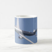Airbus A350 im Flug Kaffeetasse (Mittel)