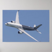 Airbus A350 im Flug Poster (Vorne)