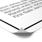 Airbus a380 - Flugzeugkonzept für Zeichnend Pläne Poster (Ecke)