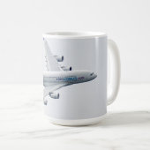 Airbus A380 Kaffeetasse (VorderseiteRechts)