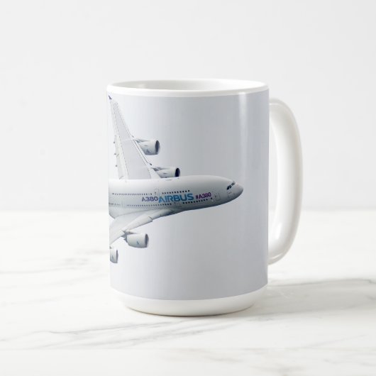 Airbus A380 Kaffeetasse (VorderseiteRechts)