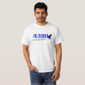 Airbus A380 zeichnend Aquarellfarbe T-Shirt (Vorne ganz)