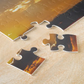 Airbus A400M bei Sunset Puzzle (Seite)