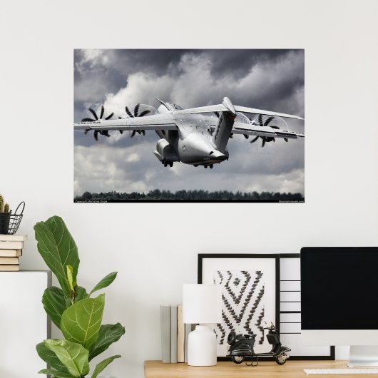 Airbus A400M Poster (Heimbüro)