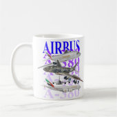 Airbus A-380 Kaffeetasse (Links)