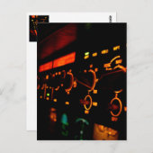 Airbus-Cockpit - Details 5 Postkarte (Vorne/Hinten)