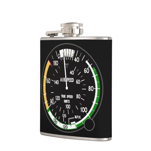 Aircraft Airspeed Indicator Flachmann (Links)