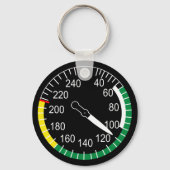 Aircraft Airspeed Indicator Schlüsselanhänger (Vorderseite)