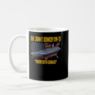 Aircraft Carrier USS John F. Kennedy CVN79 Veteran Kaffeetasse