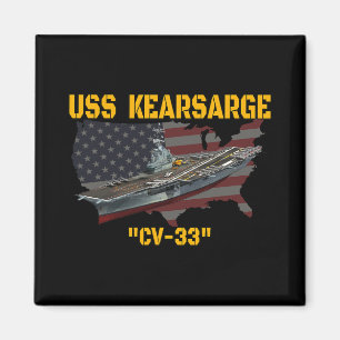 Aircraft Carrier Uss Kearsarge Cv-33 Veteranentag Magnet