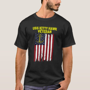Aircraft Carrier USS Kitty Hawk CV-63 CVA-63 Veter T-Shirt