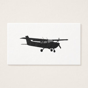 Aircraft Classic Cessna Black Silhouette Flying