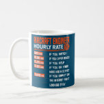 Aircraft Engineering Hourly Rate Funny Aircraft Kaffeetasse<br><div class="desc">Aircraft Engineering Hourly Rate Funny Aircraft Engineer Gift. Perfect gift for your dad,  mom,  papa,  men,  women,  friend and family members on Thanksgiving Day,  Christmas Day,  Mothers Day,  Fathers Day,  4th of July,  1776 Independent day,  Veterans Day,  Halloween Day,  Patrick's Day</div>