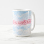 Aircraft flying Mug for Thank you Pilot Kaffeetasse (VorderseiteRechts)