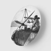 Aircraft gunner during the Battle of the Marne, 19 Runde Wanduhr (Winkel)