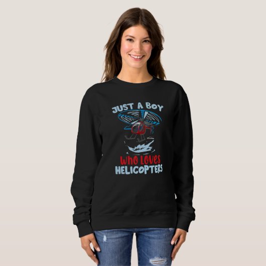 Aircraft Helicopter Sweatshirt (Vorne ganz)