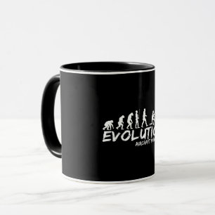 Aircraft Mechanic Evolution Funny of Men Tasse
