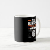 Aircraft Mechanics Brain Aviation Funny Aircraft M Kaffeetasse (VorderseiteRechts)
