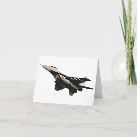 Aircraft Note Cards Karte (Vorderseite)