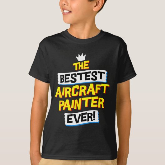 Aircraft Painter, Funny Airplane Paint Job Occupat T-Shirt (Vorderseite)