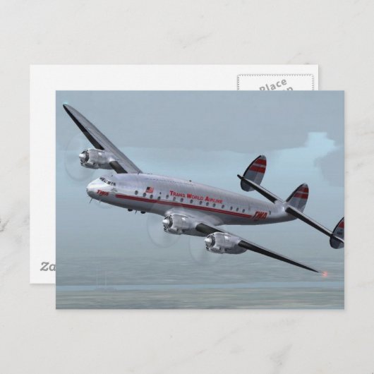 AIRCRAFT POSTKARTE (Vorne/Hinten)