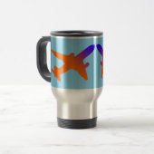 Aircrafts Take Off Travel Mug Reisebecher (Vorderseite Links)