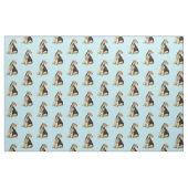 Airdale Hund Kunstwerk Stoff (Fat Quarter (45,7 x 55,9 cm))