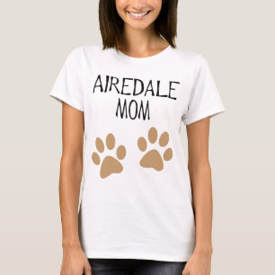 airdale Mamma große pawprints T-Shirt