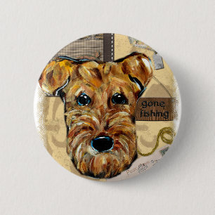 AIRDALE TERRIER BUTTON