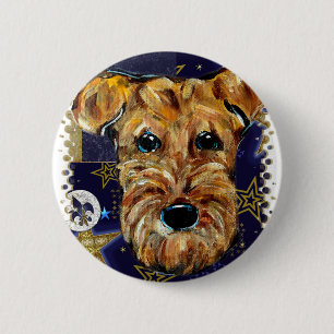 AIRDALE TERRIER BUTTON