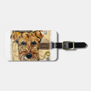 AIRDALE TERRIER GEPÄCKANHÄNGER