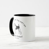 Airdale Terrier Tasse (Vorderseite Links)