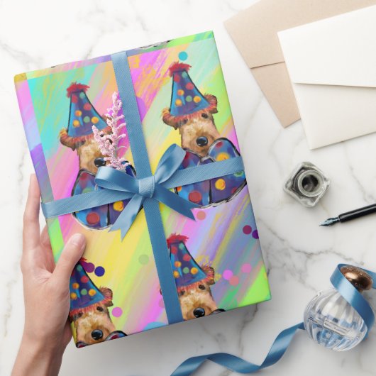 AIRDALETERRIER GESCHENKPAPIER (Schenken)